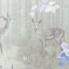 Miniatura fototapety Gałęzie z Fioletowymi Kwiatami fragment #1