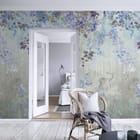 Miniatura fototapety Gałęzie z Fioletowymi Kwiatami we wnętrzu salonu