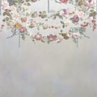 Miniatura fototapety Kwiatowy wzór z pastelowymi wstążkami