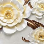 Miniatura fototapety Trzy Kwiaty z Złotymi Środkami