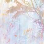 Miniatura fototapety Sylwetki jeleni w leśnym krajobrazie fragment #2