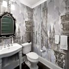 Miniatura fototapety Miejskie kolumny i zabytki we wnętrzu łazienki