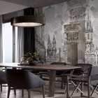 Miniatura fototapety Miejskie kolumny i zabytki we wnętrzu kuchni