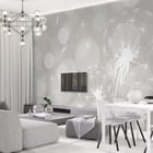 Miniatura fototapety Białe Dmuchawce na Tle Bokeh we wnętrzu salonu