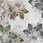 Miniatura fototapety Kolorowe kwiaty z liśćmi