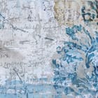 Miniatura fototapety Kwiatowy wzór z literami fragment #2