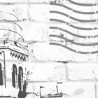 Miniatura fototapety Paryska architektura z balonem fragment #1