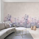 Miniatura fototapety Pastelowe kwiaty polne we wnętrzu salonu