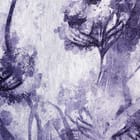 Miniatura fototapety Fioletowe kwiaty na akwareli fragment #1