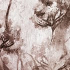 Miniatura fototapety Delikatne kwiaty na akwareli fragment #1