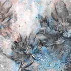 Miniatura fototapety Abstrakcyjne kwiaty w szarości