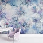 Miniatura fototapety Pastelowe kwiaty w akwareli we wnętrzu przedpokoju