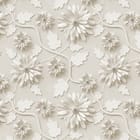 Miniatura fototapety Kwiatowy Wzór z Dużymi Kwiatami