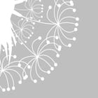 Miniatura fototapety Białe dmuchawce na szarym tle fragment #1