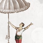 Miniatura fototapety Surrealistyczny Paryż z Wieżą Eiffla fragment #3