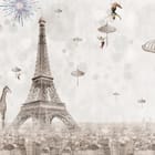 Miniatura fototapety Surrealistyczny Paryż z Wieżą Eiffla