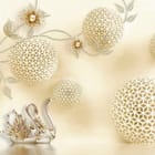 Miniatura fototapety Geometryczne Kule i Łabędzie