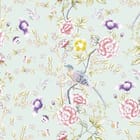 Miniatura fototapety Kwiaty i Gałęzie z Ptakiem