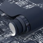 Miniatura fototapety Nocna panorama z mostem - realne zdjęcie w rolce