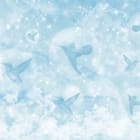 Miniatura fototapety Kolibry wśród chmur i gwiazd