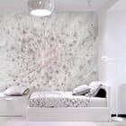 Miniatura fototapety Dmuchawiec na tle marmuru we wnętrzu pokoju nastolatka