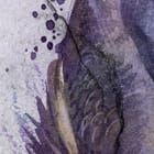 Miniatura fototapety Fioletowe ryby na szarym tle fragment #2