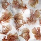 Miniatura fototapety Wzór z Rybami na Jasnym Tle