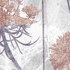 Miniatura fototapety Kwiaty na tle szarego nieba fragment #1