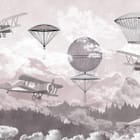 Miniatura fototapety Balony i Samoloty nad Górami