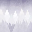 Miniatura fototapety Geometryczne Góry z Śnieżnymi Szczytami