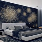 Miniatura fototapety Dmuchawce z Koszami Balonowymi we wnętrzu sypialni