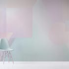 Miniatura fototapety Geometryczne kształty w pastelach we wnętrzu przedpokoju