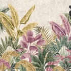 Miniatura fototapety Tropikalne liście w kolorach natury