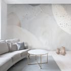 Miniatura fototapety Abstrakcyjne kształty i wzory we wnętrzu salonu