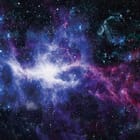 Miniatura fototapety Kolorowa Mgławica w Kosmosie