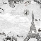 Miniatura fototapety Architektoniczne Ikony na Mapie