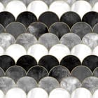 Miniatura fototapety Elegancki wzór łuskowy w szarościach