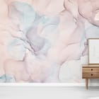 Miniatura fototapety Abstrakcyjne Plamy w Pastelowych Kolorach we wnętrzu przedpokoju