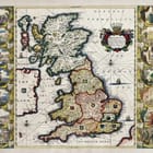 Miniatura fototapety Stara mapa Wielkiej Brytanii