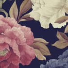 Miniatura fototapety Kwiaty piwonii na ciemnym tle fragment #1