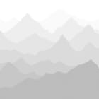 Miniatura fototapety Warstwowe Sylwetki Gór w Szarościach