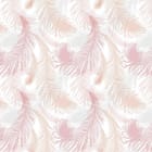 Miniatura fototapety Pastelowy wzór z piórami