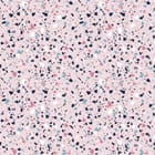 Miniatura fototapety Kolorowe terrazzo na różowym tle