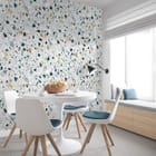 Miniatura fototapety Kolorowe Lastryko na Jasnym Tle we wnętrzu kuchni