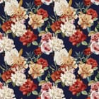 Miniatura fototapety Kolorowe kwiaty na ciemnym tle