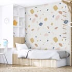 Miniatura fototapety Kolorowe Abstrakcje Lastryko we wnętrzu pokoju nastolatka