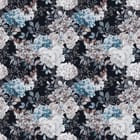 Miniatura fototapety Kwiaty i Liście na Ciemnym Tle