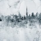 Miniatura fototapety Panorama miasta z wieżowcami