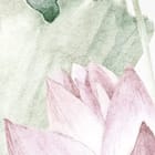 Miniatura fototapety Lilie i kwiaty lotosu na wodzie fragment #1