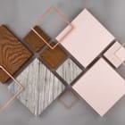 Miniatura fototapety Geometryczne kształty na szaro